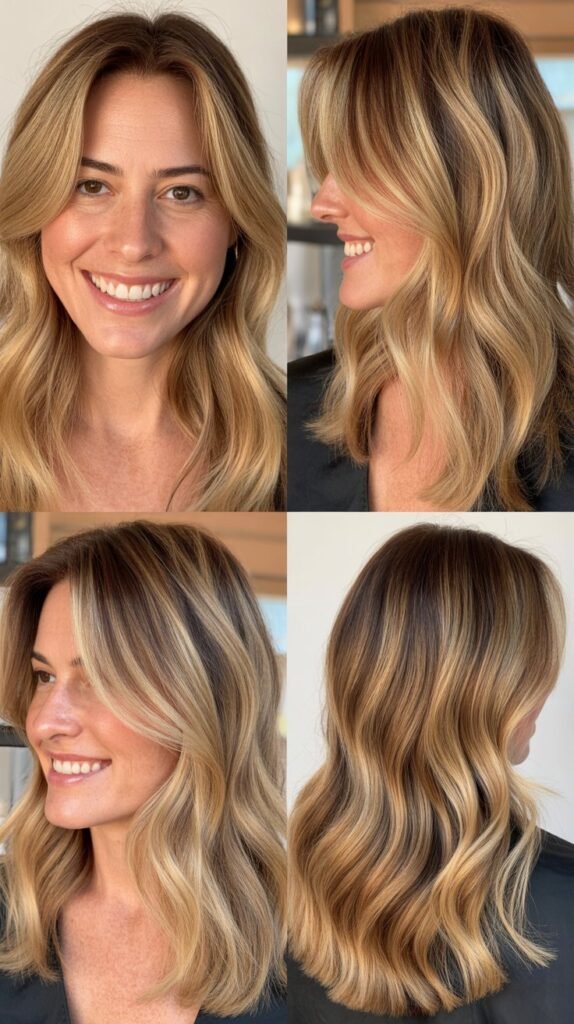 Sun-Kissed Blonde Balayage