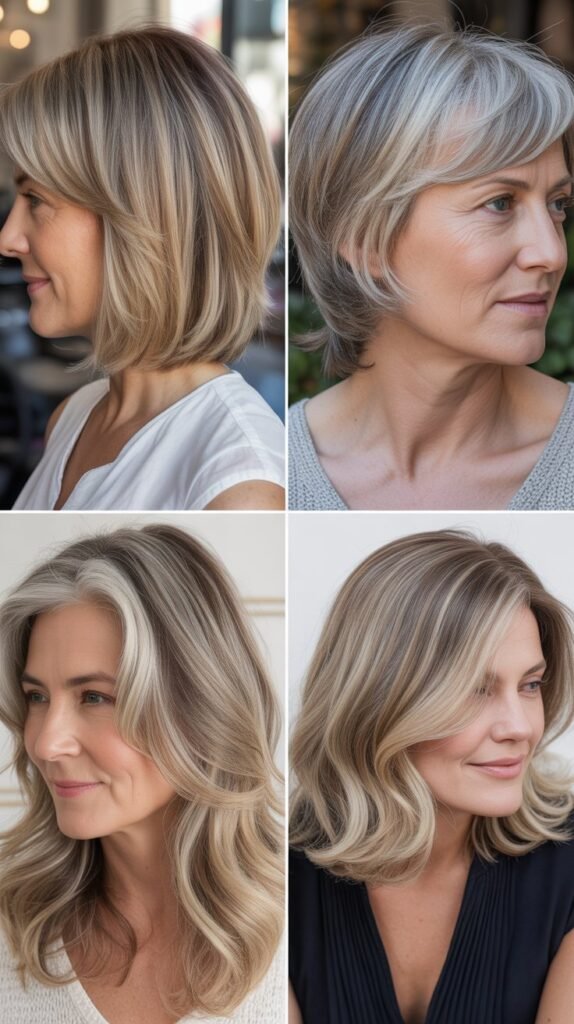 Blonde Babylights for Gray Transition