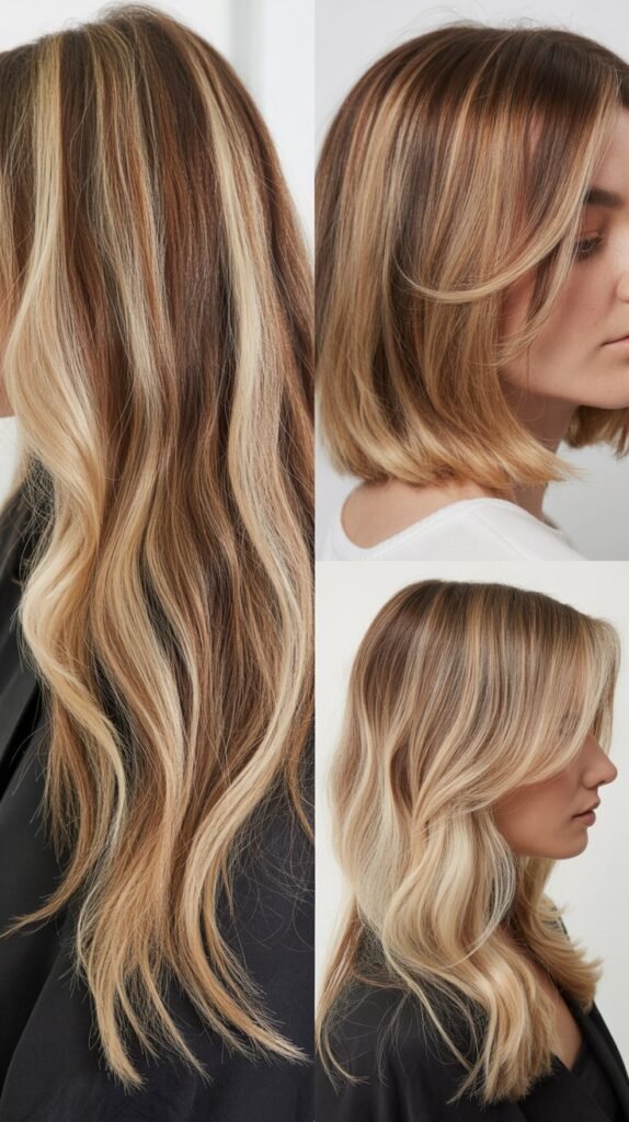  Blonde Highlights with Shadow Root