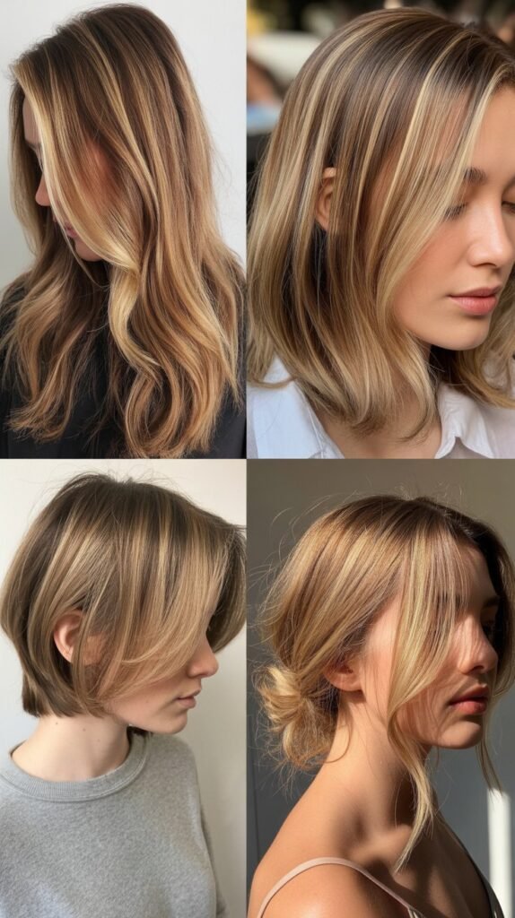Golden Blonde Foil Highlights