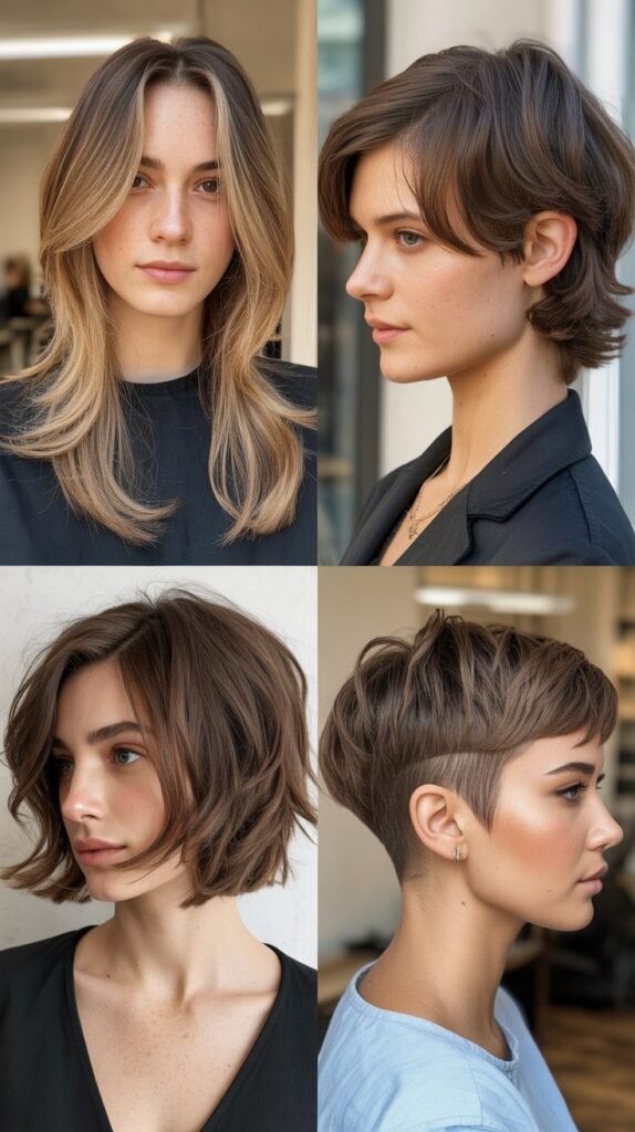Layered Haircut with Undercut