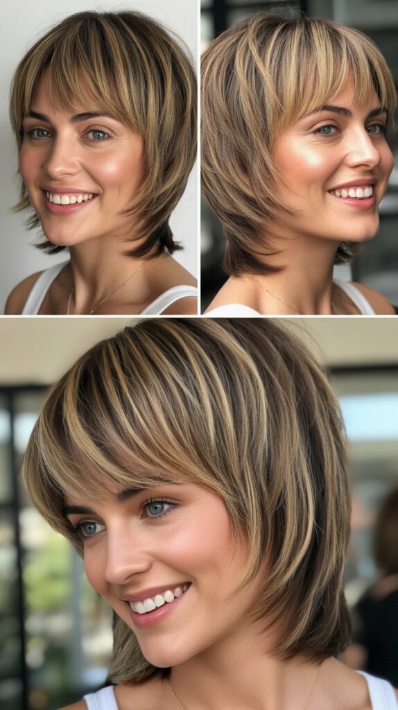 Sliced Bangs with Sliced Layers