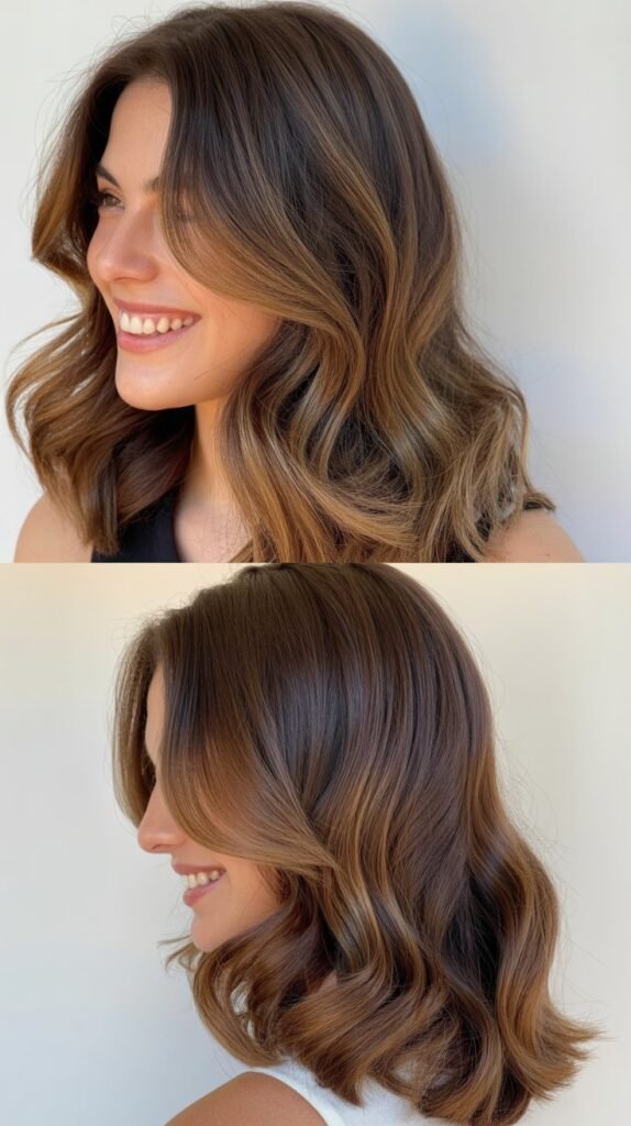Iced Coffee Brown Balayage