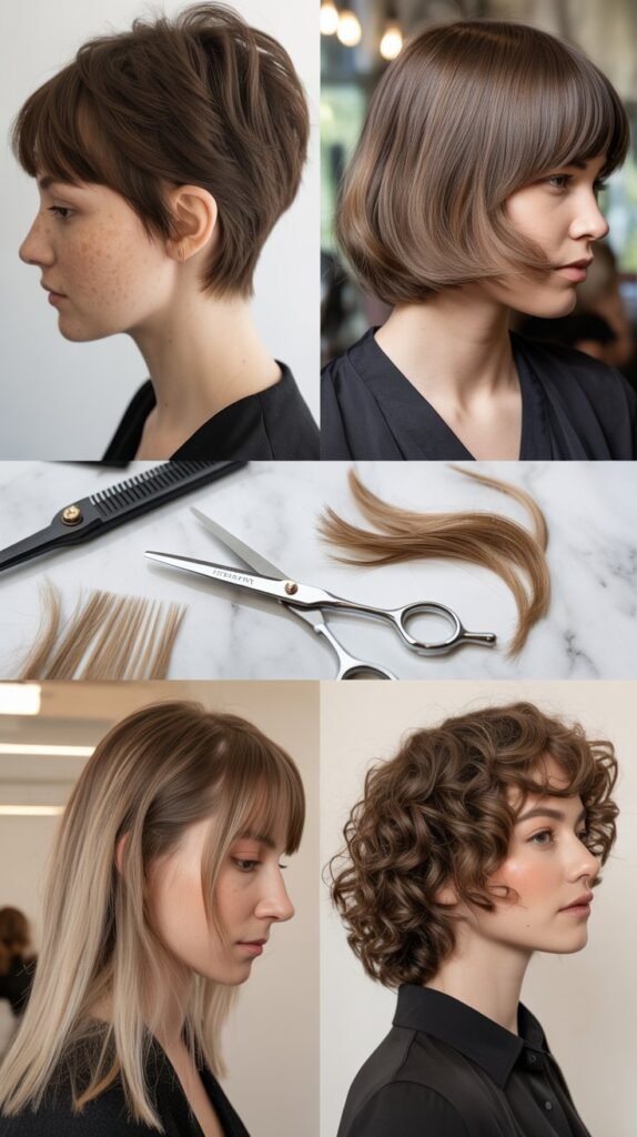 Using Thinning Shears for Softness