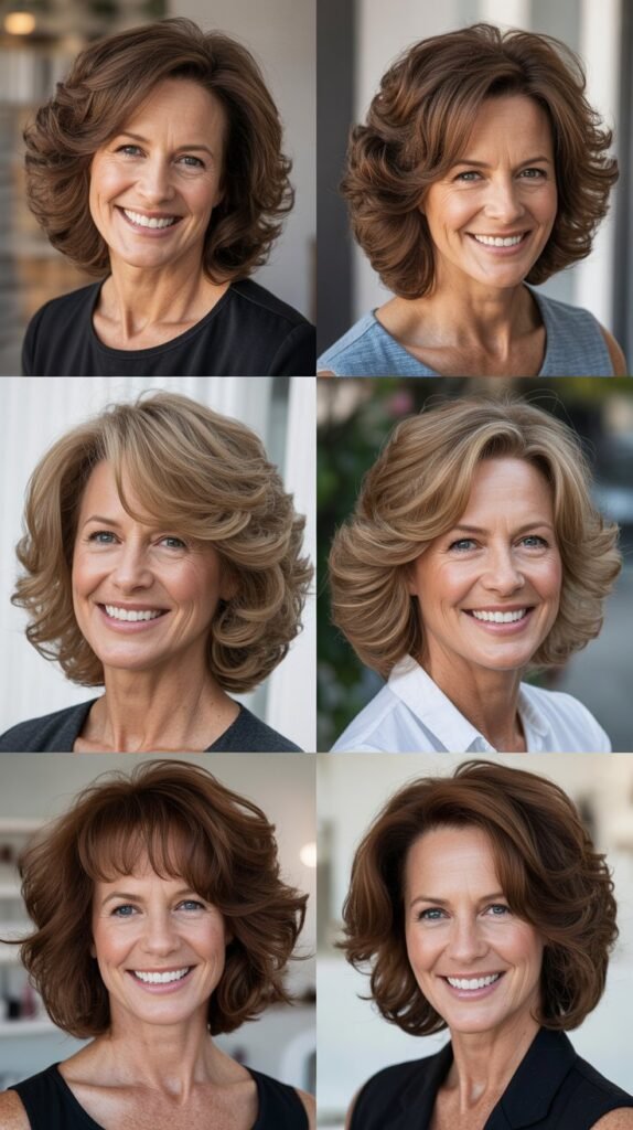  Voluminous Layers with Blow-Out Styling