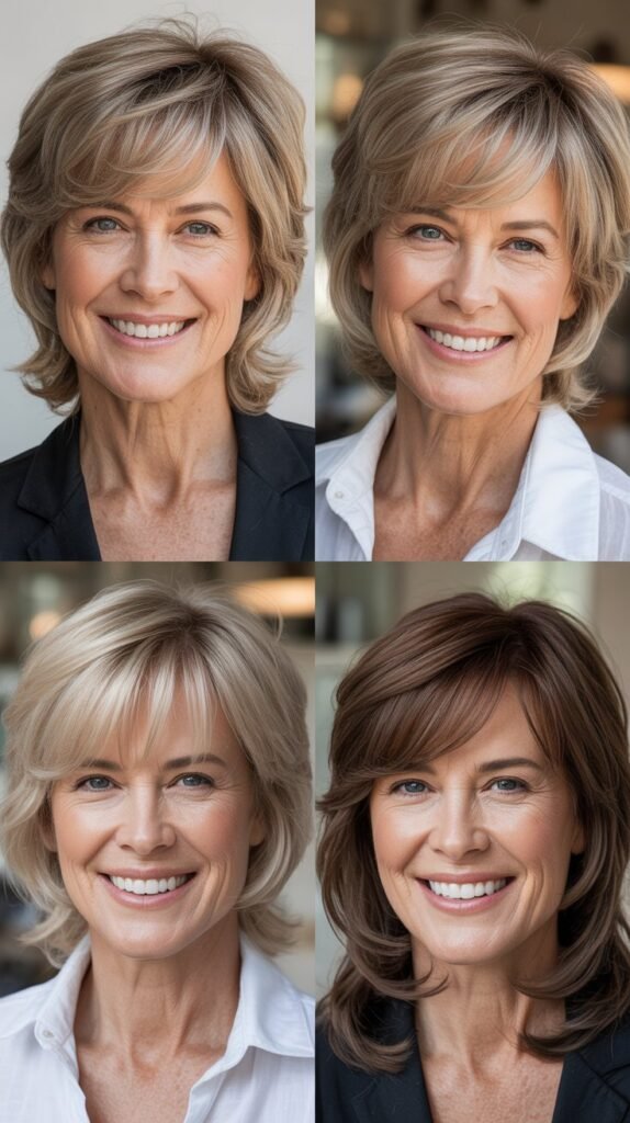 Disconnected Bangs with Layered Body