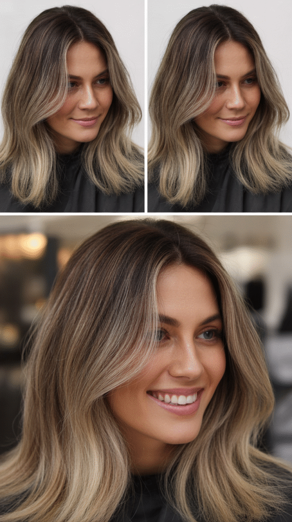 Biscuit Blonde With Rooted Depth