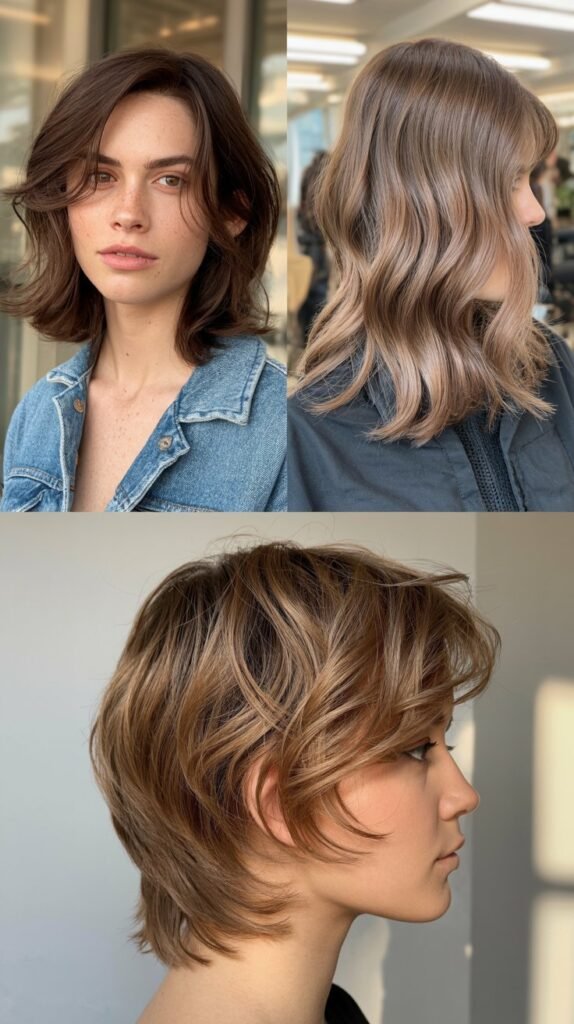 Wolf Cut with Invisible Layers