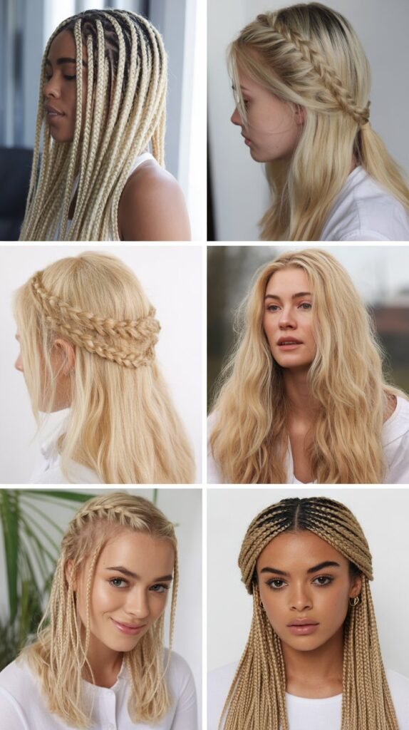 Blonde Braids: Protective Style Showcase