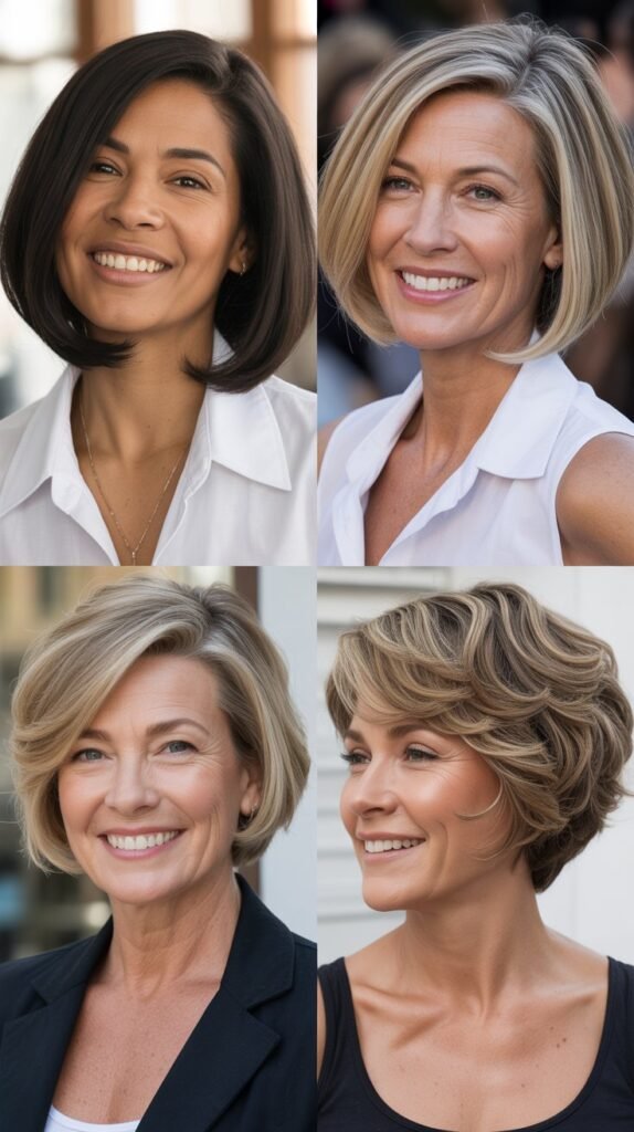 Inverted Bob with Stacked Back