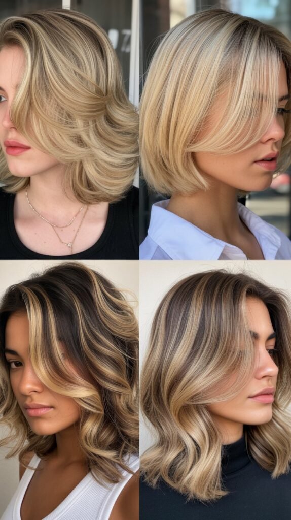 Beige Blonde With Natural Roots