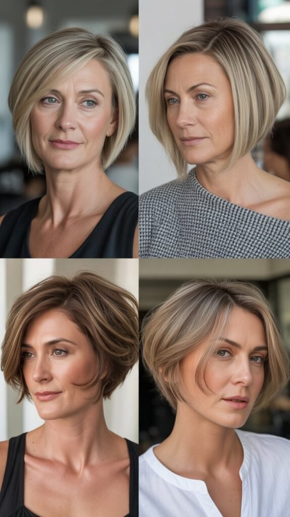  Angled Bob with Undercut