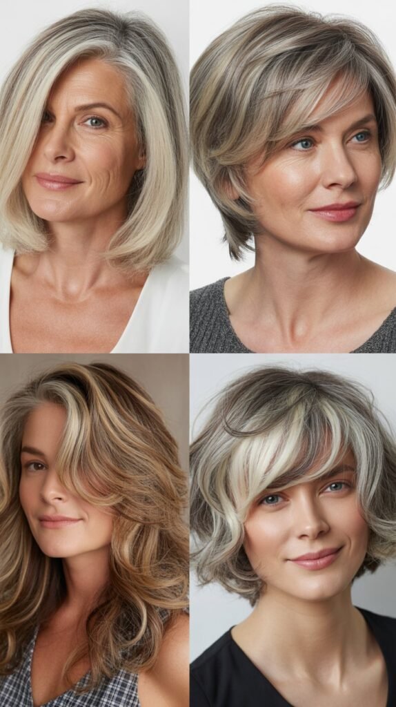  Chunky Highlights for Bold Gray Blending