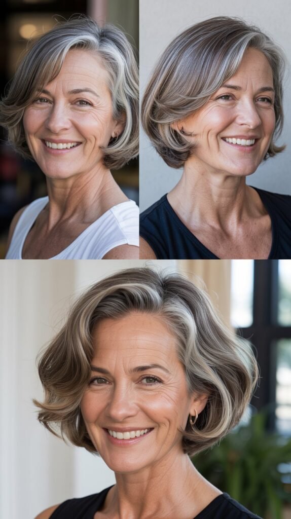 The Bob with Swept-Back Styling