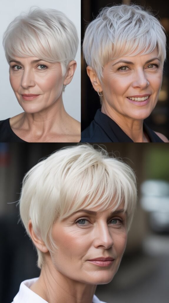 Platinum Blonde Pixie