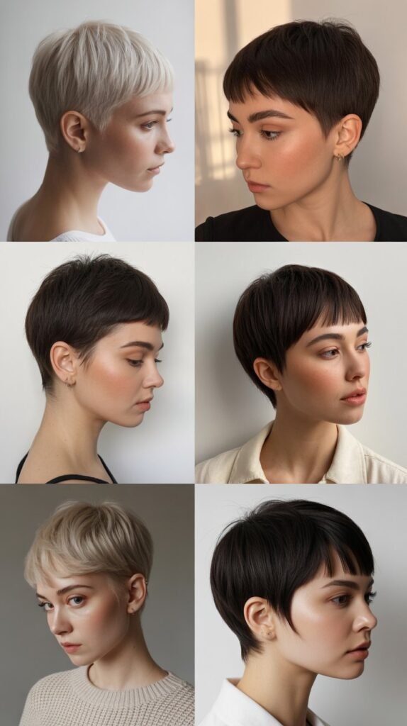 24. Sleek Minimalist Pixie