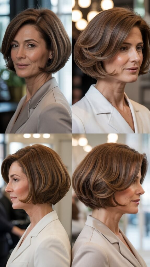  Rounded Bob with Fullness
