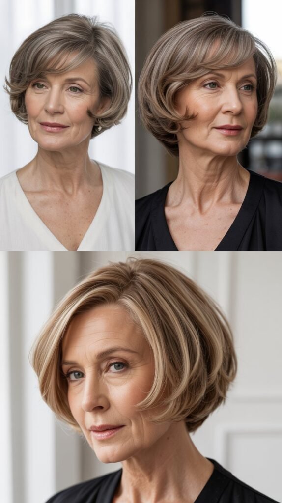 Tapered Bob with Layers