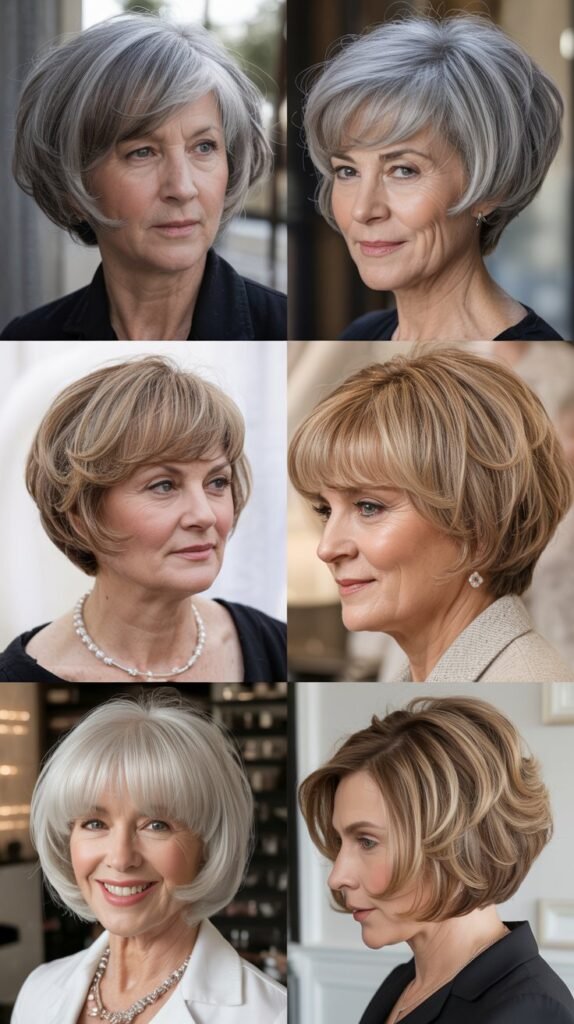 31. Stacked Bob with Rounded Back