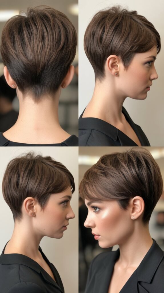 Graduated Pixie Cut