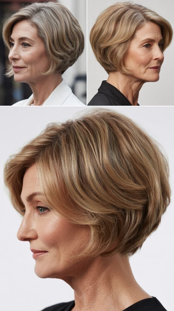 4. Angled Bob with Longer Front Pieces