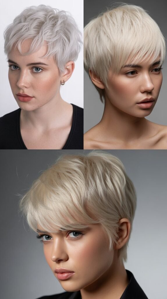 5. The Platinum Blonde Pixie