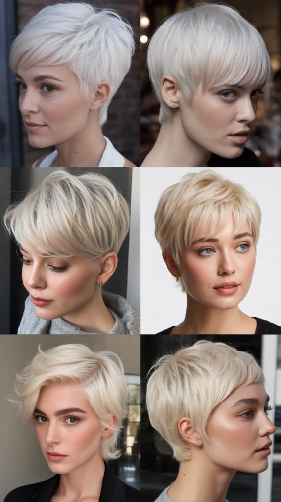 20. Platinum Blonde Pixie