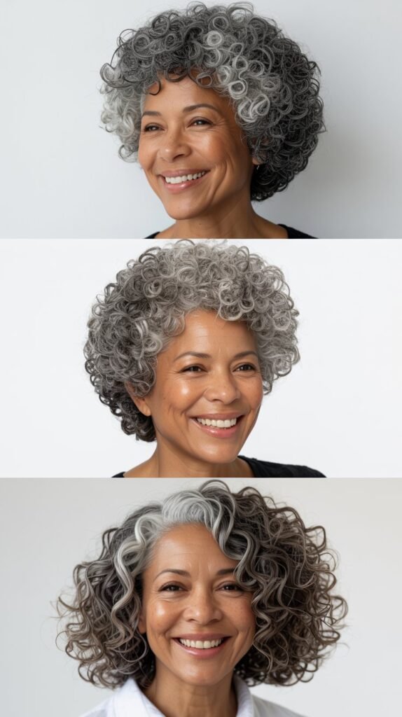  The Natural Gray Afro