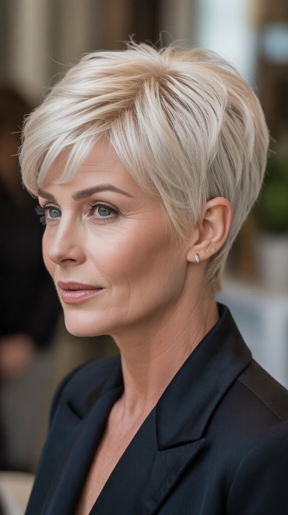 The Platinum Blonde Pixie