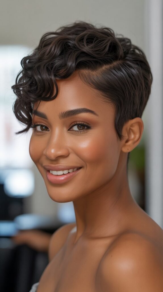  Pixie with Finger Waves