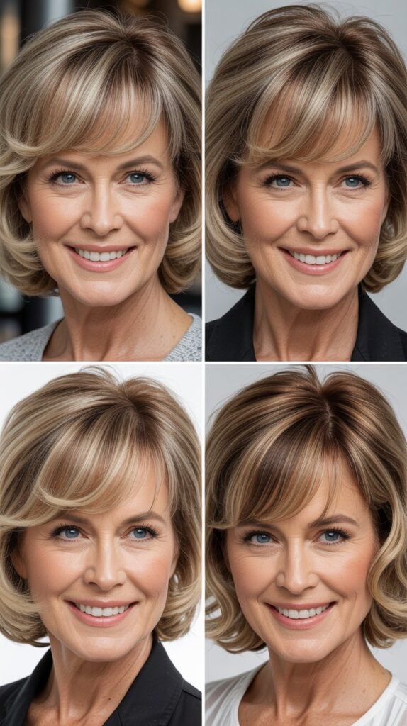 Angled Fringe with Dimensional Color