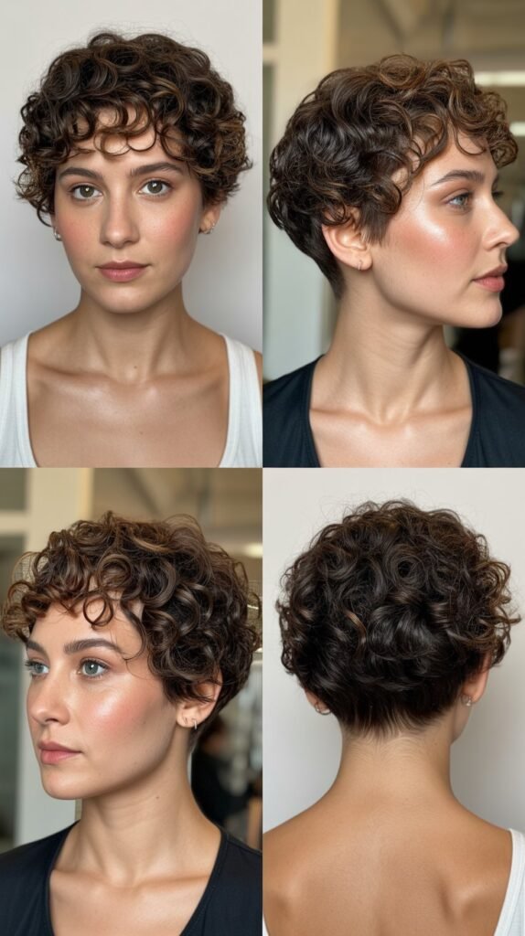 1. Classic Curly Pixie Cut