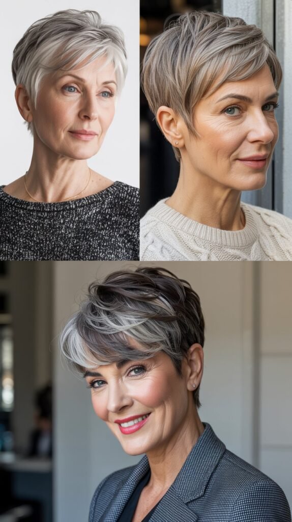 13. The Tapered Pixie with Textured Top