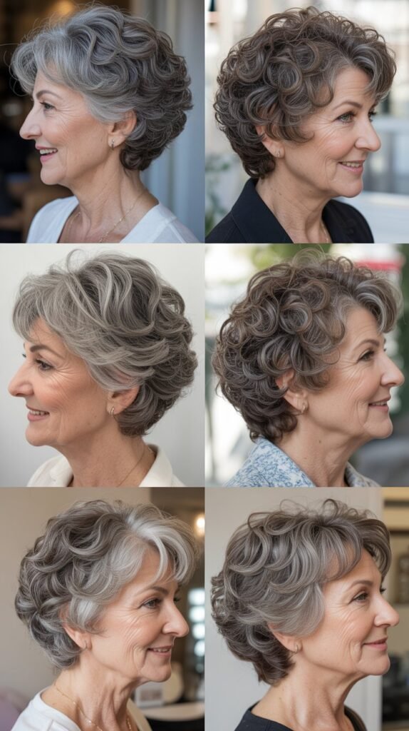 Graduated Curly Layers