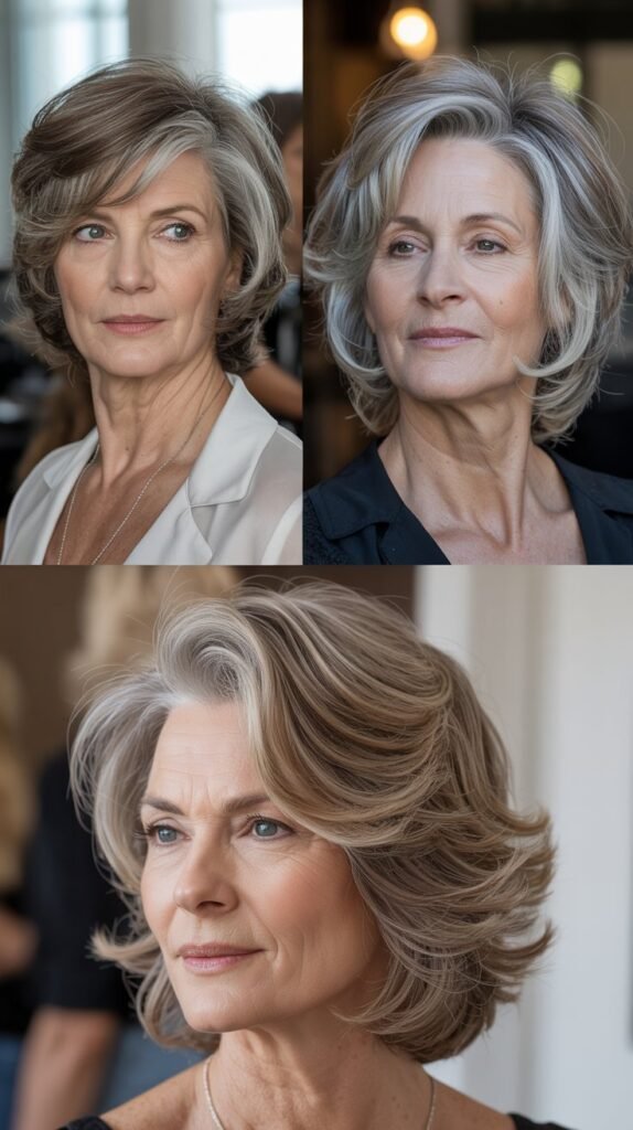 1. The Textured Lob with Face-Framing Layers