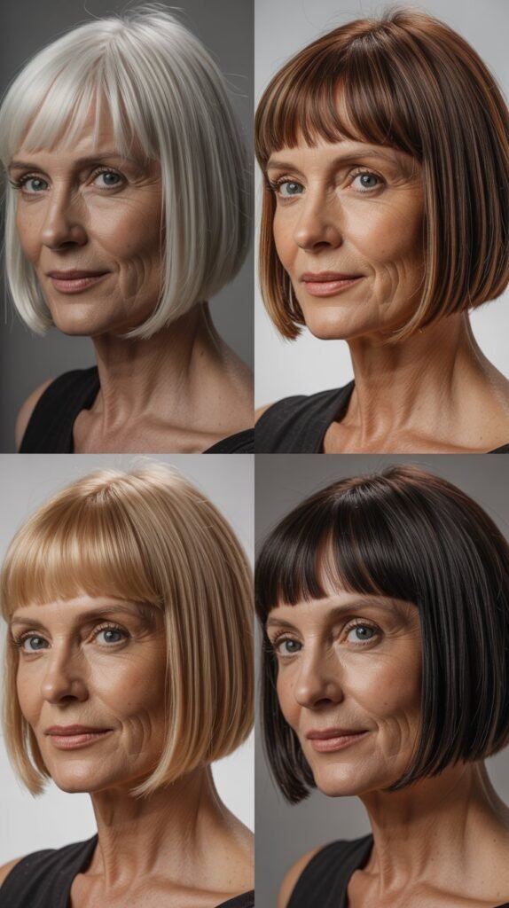 5. Chin-Length Blunt Cut