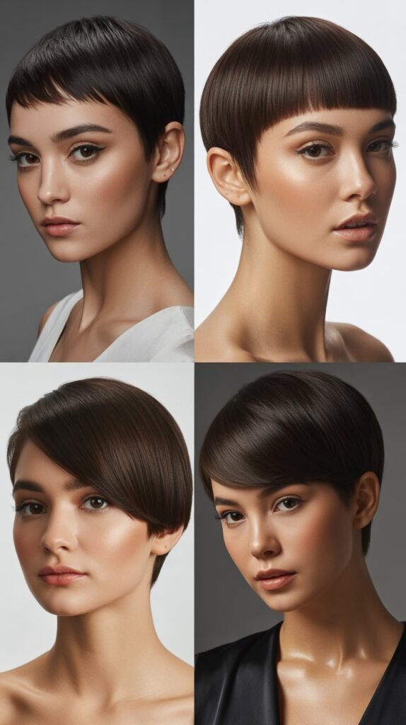 Sleek Straight Pixie
