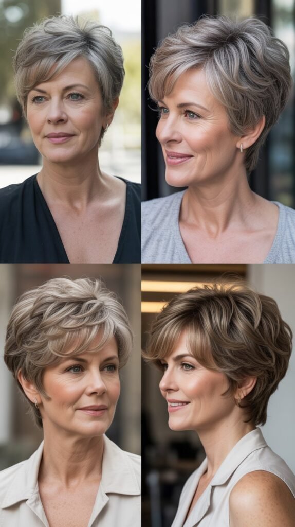 Layered Pixie with Volume