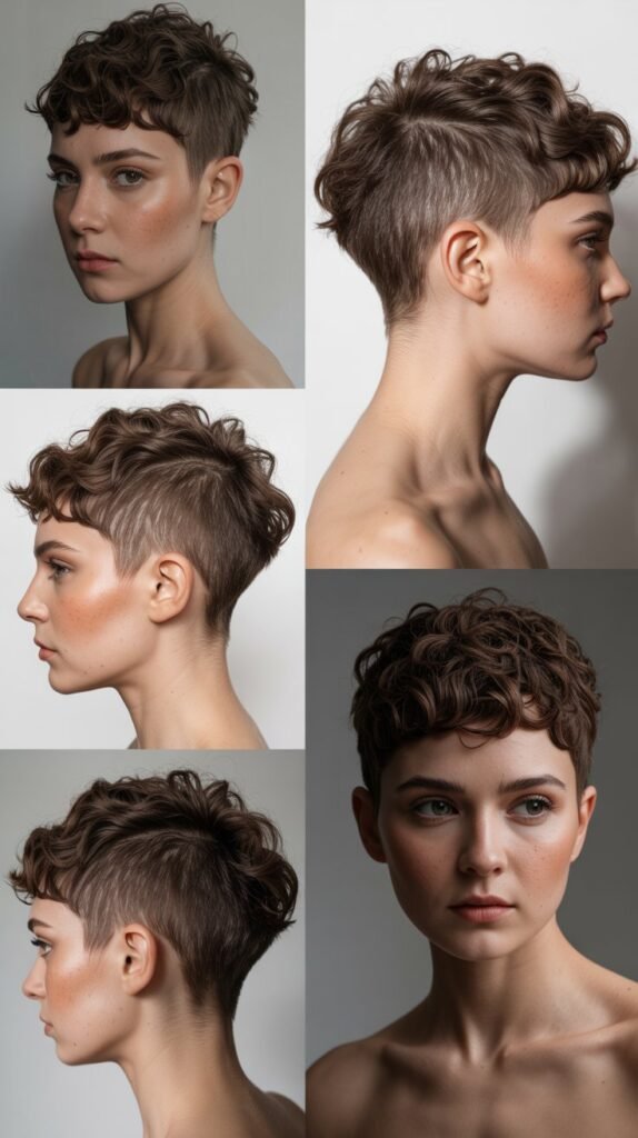 Undercut Pixie with Maximum Volume on Top