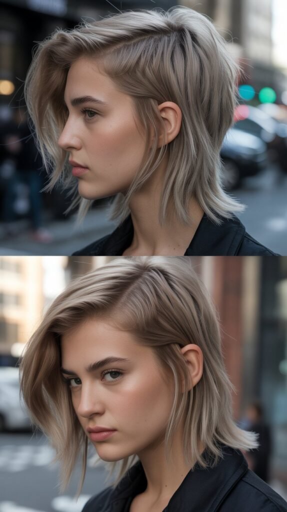 Piece-y Front Layers With Polished Straight Back