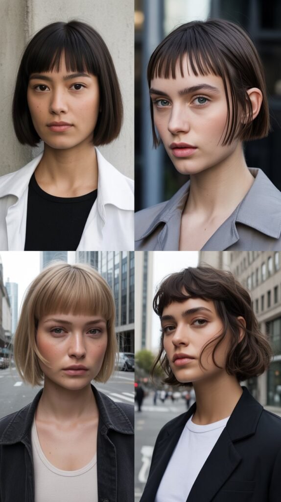 Blunt Bob with Micro Fringe