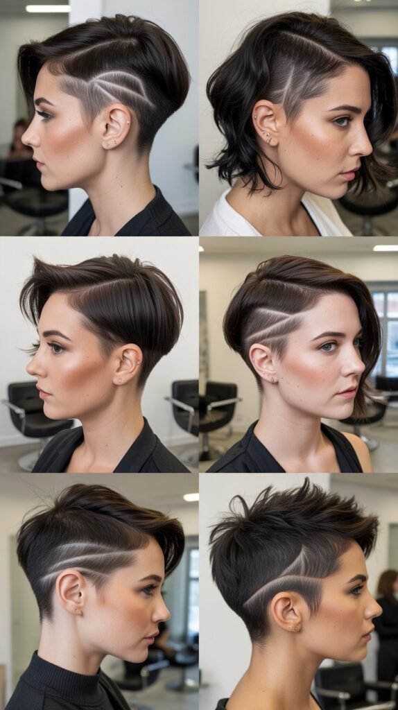 Undercut Pixie with Longer Top