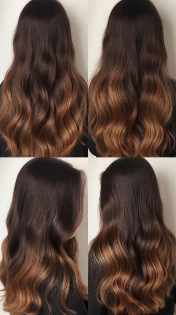 Deep Brown with Toffee Ends