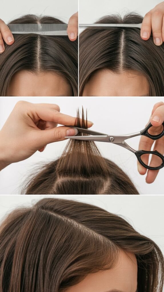 6. Layering the Crown and Top Sections