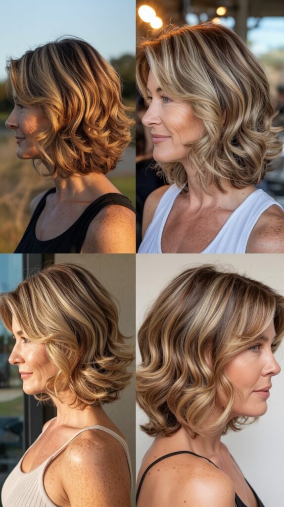  Wavy Lob with Highlights