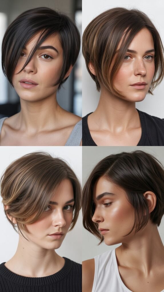 16. Pixie with Long Front Layers