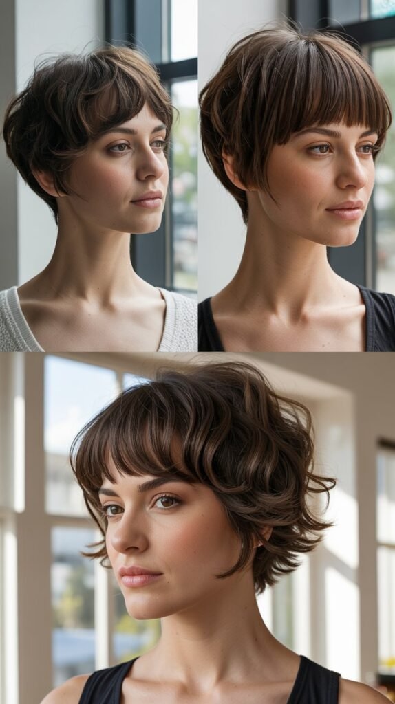 Bowl Cut Inspired Modern Pixie