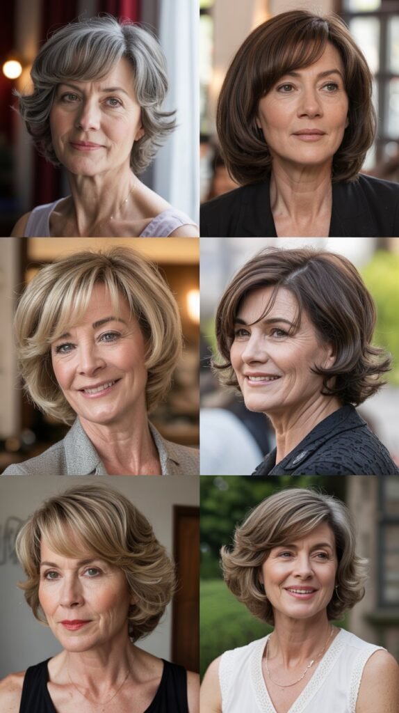 Layered Chin-Length Bob