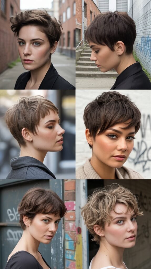 30. Textured Crop Pixie