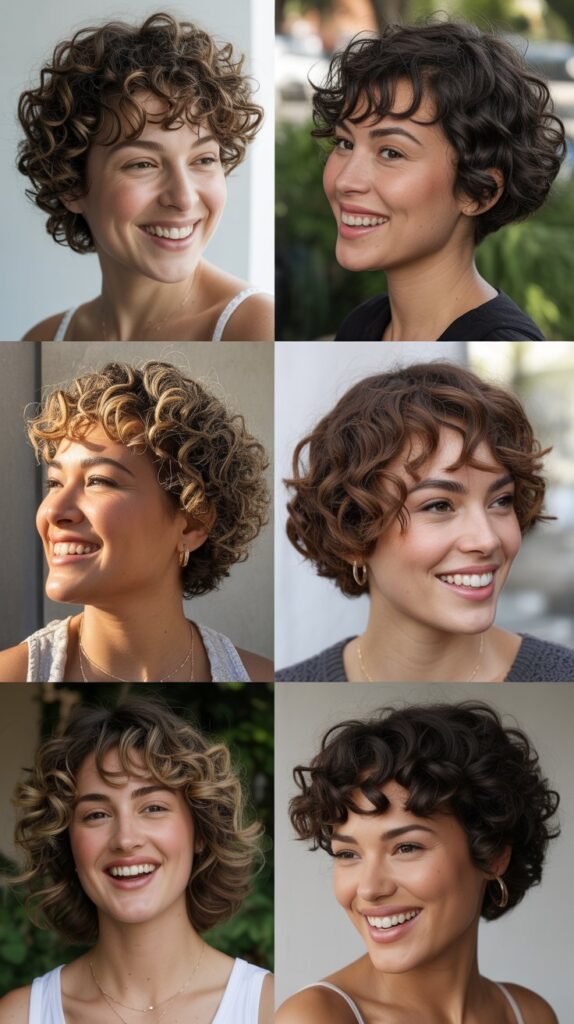 Curly Pixie Cut